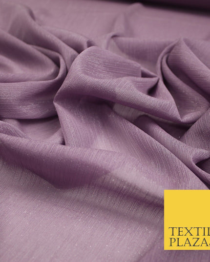 Silver Metallic Yoryu Chiffon Georgette Crinkle Dress Fabric 58″ OVER 20 COLOURS