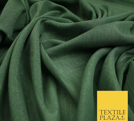 Silver Metallic Yoryu Chiffon Georgette Crinkle Dress Fabric 58″ OVER 20 COLOURS