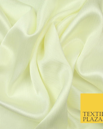 OVER 20 COLOURS - Premium Plain Dyed Yoryu Satin Crinkle Effect Dress Fabric 59″