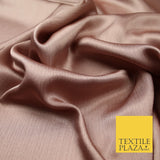 OVER 20 COLOURS - Premium Plain Dyed Yoryu Satin Crinkle Effect Dress Fabric 59″