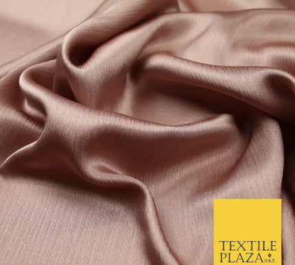OVER 20 COLOURS - Premium Plain Dyed Yoryu Satin Crinkle Effect Dress Fabric 59″