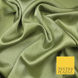 OVER 20 COLOURS - Premium Plain Dyed Yoryu Satin Crinkle Effect Dress Fabric 59″