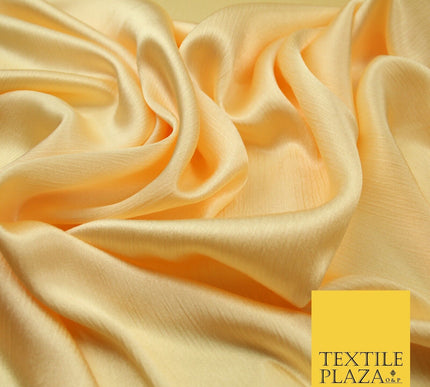 OVER 20 COLOURS - Premium Plain Dyed Yoryu Satin Crinkle Effect Dress Fabric 59″