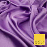 OVER 20 COLOURS - Premium Plain Dyed Yoryu Satin Crinkle Effect Dress Fabric 59″