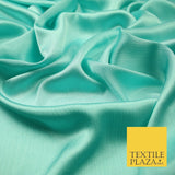 OVER 20 COLOURS - Premium Plain Dyed Yoryu Satin Crinkle Effect Dress Fabric 59″