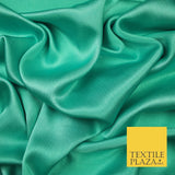 OVER 20 COLOURS - Premium Plain Dyed Yoryu Satin Crinkle Effect Dress Fabric 59″