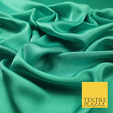 OVER 20 COLOURS - Premium Plain Dyed Yoryu Satin Crinkle Effect Dress Fabric 59″