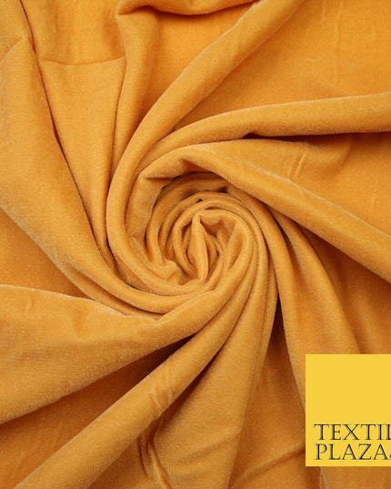 18 COLOURS Soft Plain Micro Velvet Fabric Velour Dress Material Non-Stretch 44"