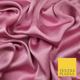 OVER 20 COLOURS - Premium Plain Dyed Yoryu Satin Crinkle Effect Dress Fabric 59″