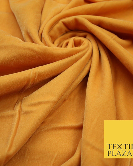 18 COLOURS Soft Plain Micro Velvet Fabric Velour Dress Material Non-Stretch 44"
