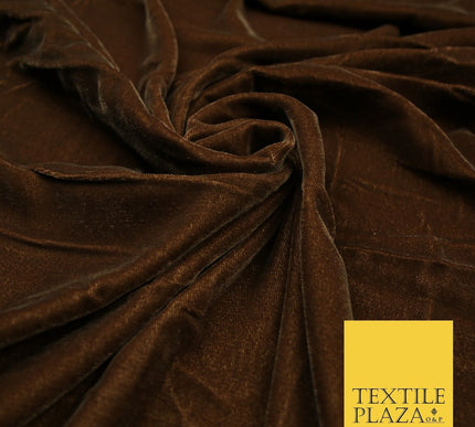 18 COLOURS Soft Plain Micro Velvet Fabric Velour Dress Material Non-Stretch 44"