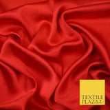OVER 20 COLOURS - Premium Plain Dyed Yoryu Satin Crinkle Effect Dress Fabric 59″