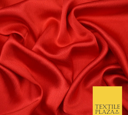 OVER 20 COLOURS - Premium Plain Dyed Yoryu Satin Crinkle Effect Dress Fabric 59″