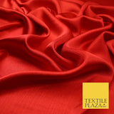 OVER 20 COLOURS - Premium Plain Dyed Yoryu Satin Crinkle Effect Dress Fabric 59″