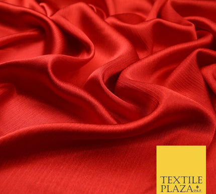 OVER 20 COLOURS - Premium Plain Dyed Yoryu Satin Crinkle Effect Dress Fabric 59″