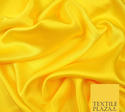 OVER 20 COLOURS - Premium Plain Dyed Yoryu Satin Crinkle Effect Dress Fabric 59″