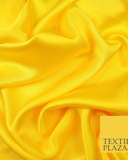 OVER 20 COLOURS - Premium Plain Dyed Yoryu Satin Crinkle Effect Dress Fabric 59″