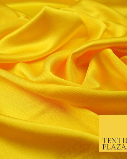 OVER 20 COLOURS - Premium Plain Dyed Yoryu Satin Crinkle Effect Dress Fabric 59″