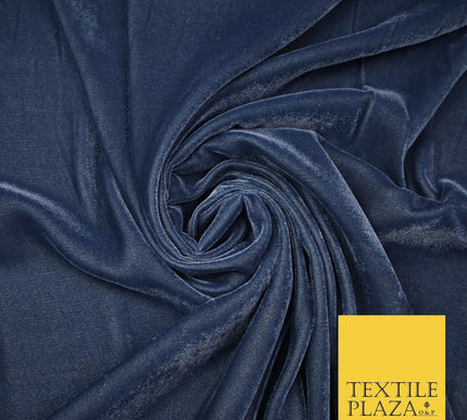 18 COLOURS Soft Plain Micro Velvet Fabric Velour Dress Material Non-Stretch 44"