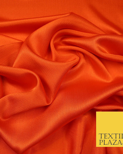 OVER 20 COLOURS - Premium Plain Dyed Yoryu Satin Crinkle Effect Dress Fabric 59″