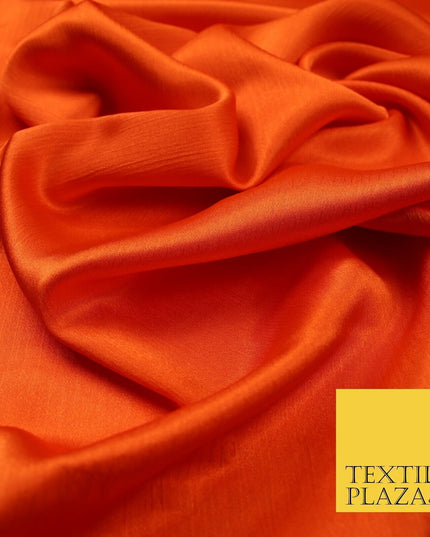 OVER 20 COLOURS - Premium Plain Dyed Yoryu Satin Crinkle Effect Dress Fabric 59″