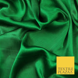 OVER 20 COLOURS - Premium Plain Dyed Yoryu Satin Crinkle Effect Dress Fabric 59″
