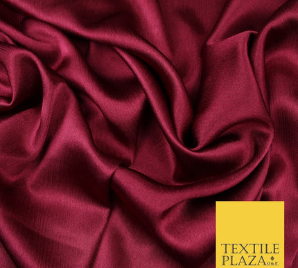 OVER 20 COLOURS - Premium Plain Dyed Yoryu Satin Crinkle Effect Dress Fabric 59″