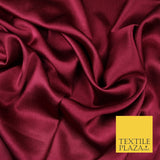 OVER 20 COLOURS - Premium Plain Dyed Yoryu Satin Crinkle Effect Dress Fabric 59″