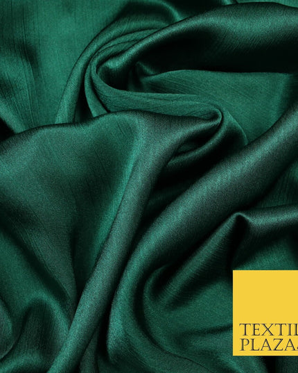 OVER 20 COLOURS - Premium Plain Dyed Yoryu Satin Crinkle Effect Dress Fabric 59″