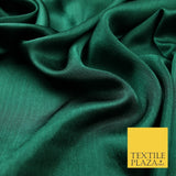 OVER 20 COLOURS - Premium Plain Dyed Yoryu Satin Crinkle Effect Dress Fabric 59″