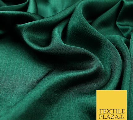 OVER 20 COLOURS - Premium Plain Dyed Yoryu Satin Crinkle Effect Dress Fabric 59″