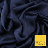 OVER 20 COLOURS - Premium Plain Dyed Yoryu Satin Crinkle Effect Dress Fabric 59″