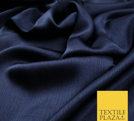 OVER 20 COLOURS - Premium Plain Dyed Yoryu Satin Crinkle Effect Dress Fabric 59″