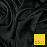 OVER 20 COLOURS - Premium Plain Dyed Yoryu Satin Crinkle Effect Dress Fabric 59″