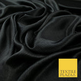OVER 20 COLOURS - Premium Plain Dyed Yoryu Satin Crinkle Effect Dress Fabric 59″