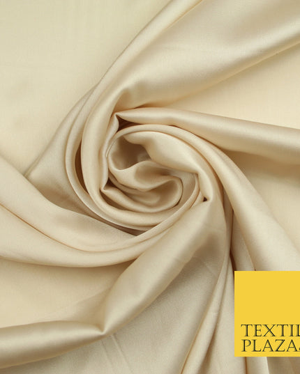 Champagne Fine Silky Smooth Liquid Sateen Satin Dress Fabric Drape Lining Material 7822