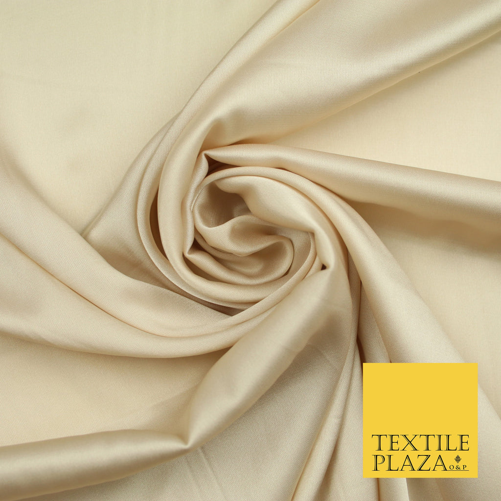 Champagne Fine Silky Smooth Liquid Sateen Satin Dress Fabric Drape Lining Material 7822