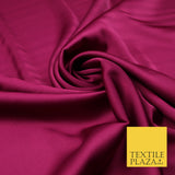 Dark Magenta Fine Silky Smooth Liquid Sateen Satin Dress Fabric Drape Lining Material 7871