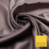 Dark Mauve Fine Silky Smooth Liquid Sateen Satin Dress Fabric Drape Lining Material 7853