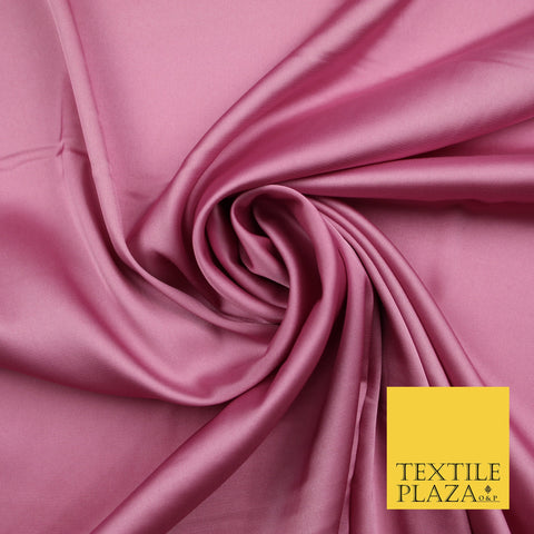 Deep Pink Fine Silky Smooth Liquid Sateen Satin Dress Fabric Drape Lining Material 7847