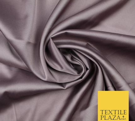 Dusty Mink Fine Silky Smooth Liquid Sateen Satin Dress Fabric Drape Lining Material 7874