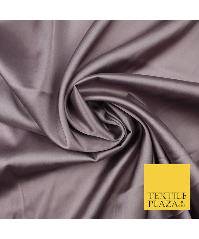 Dusty Mink Fine Silky Smooth Liquid Sateen Satin Dress Fabric Drape Lining Material 7874