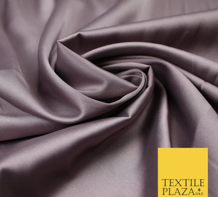 Dusty Mink Fine Silky Smooth Liquid Sateen Satin Dress Fabric Drape Lining Material 7874