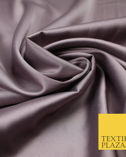 Dusty Mink Fine Silky Smooth Liquid Sateen Satin Dress Fabric Drape Lining Material 7874
