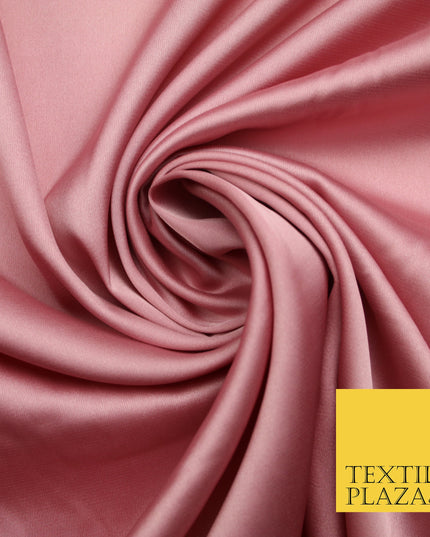 Dusty Pink Fine Silky Smooth Liquid Sateen Satin Dress Fabric Drape Lining Material 7841