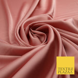 Dusty Pink 2 Fine Silky Smooth Liquid Sateen Satin Dress Fabric Drape Lining Material 7842
