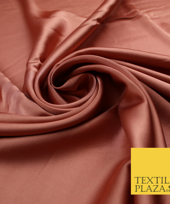 Dusty Rose Fine Silky Smooth Liquid Sateen Satin Dress Fabric Drape Lining Material 7839