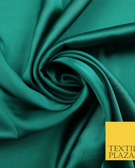 Jade Fine Silky Smooth Liquid Sateen Satin Dress Fabric Drape Lining Material 7890
