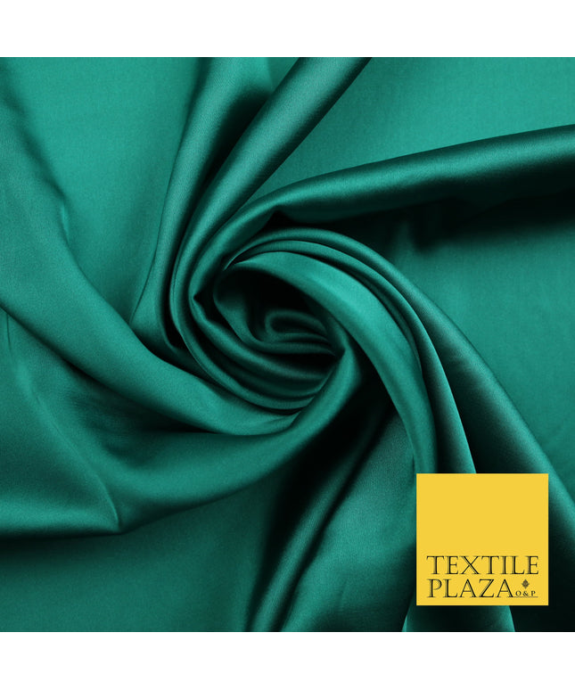Jade Fine Silky Smooth Liquid Sateen Satin Dress Fabric Drape Lining Material 7890