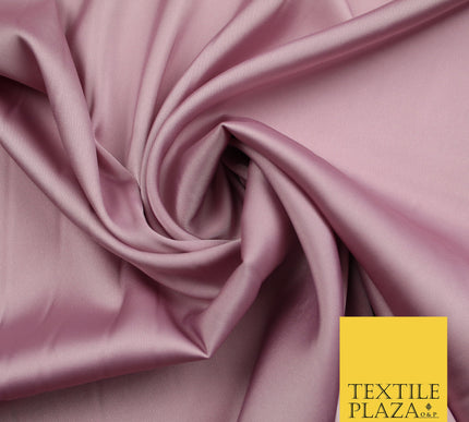 Lavender Pink Fine Silky Smooth Liquid Sateen Satin Dress Fabric Drape Lining Material 7850